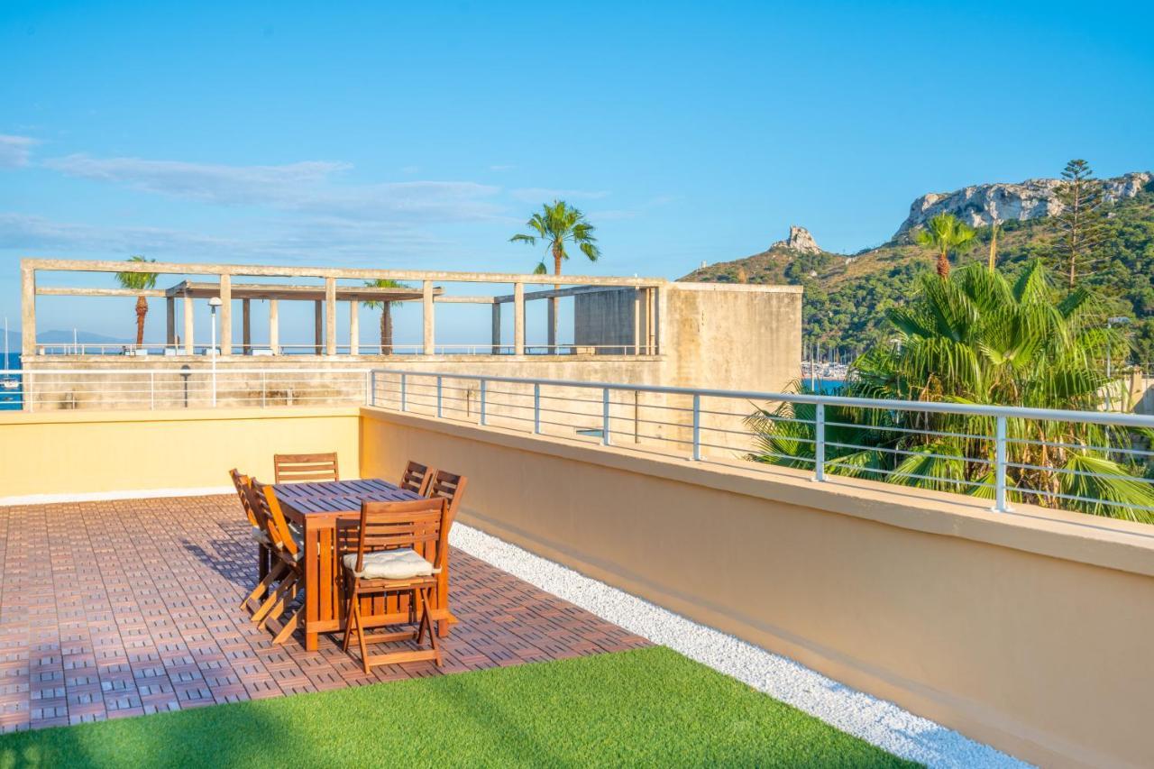 Terrazza Sella Del Diavolo - Vista Mare - Wifi Ac Lejlighed Cagliari Eksteriør billede
