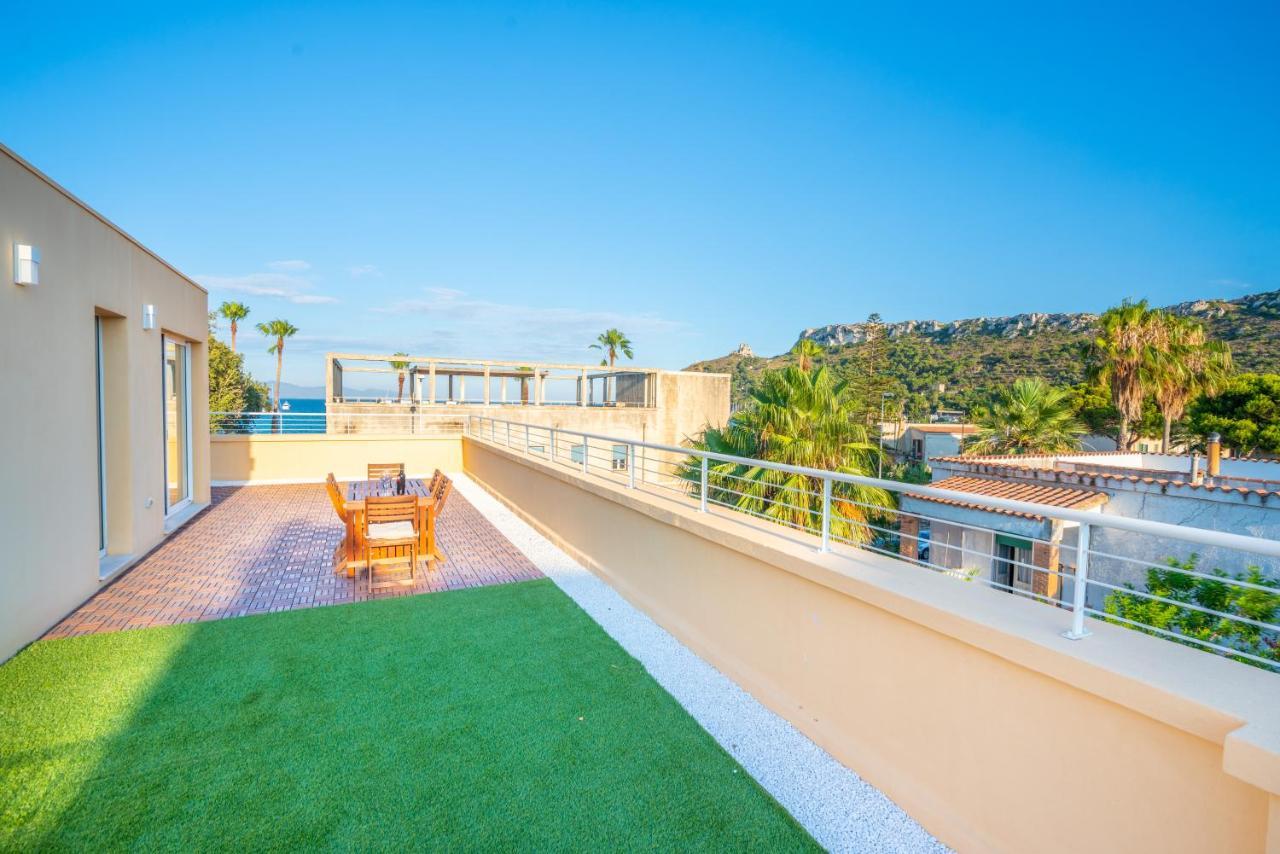 Terrazza Sella Del Diavolo - Vista Mare - Wifi Ac Lejlighed Cagliari Eksteriør billede